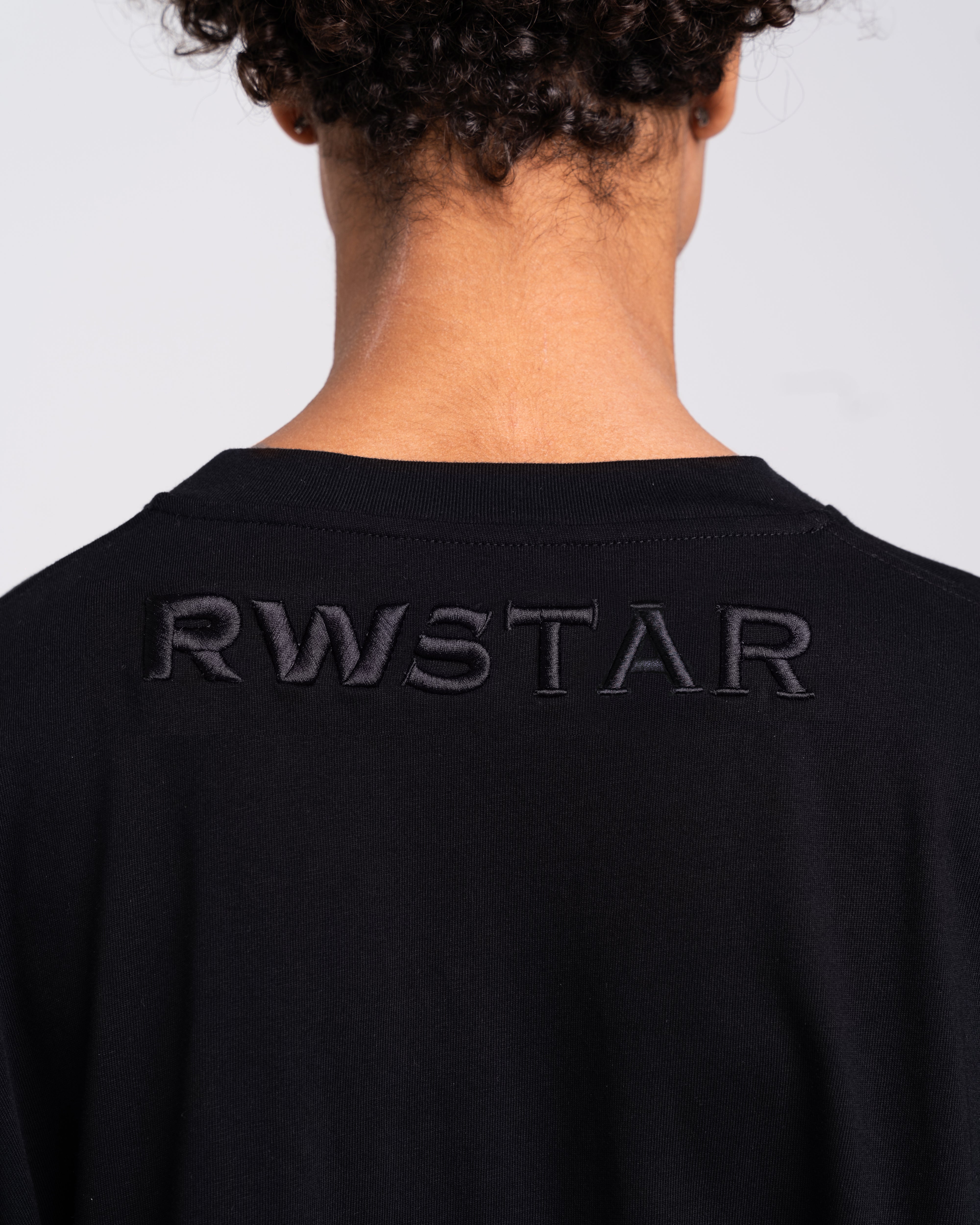 RAWSTAR Antares Astra Stellar T-Shirt in white – front view, luxury streetwear made in Italy, limited edition.