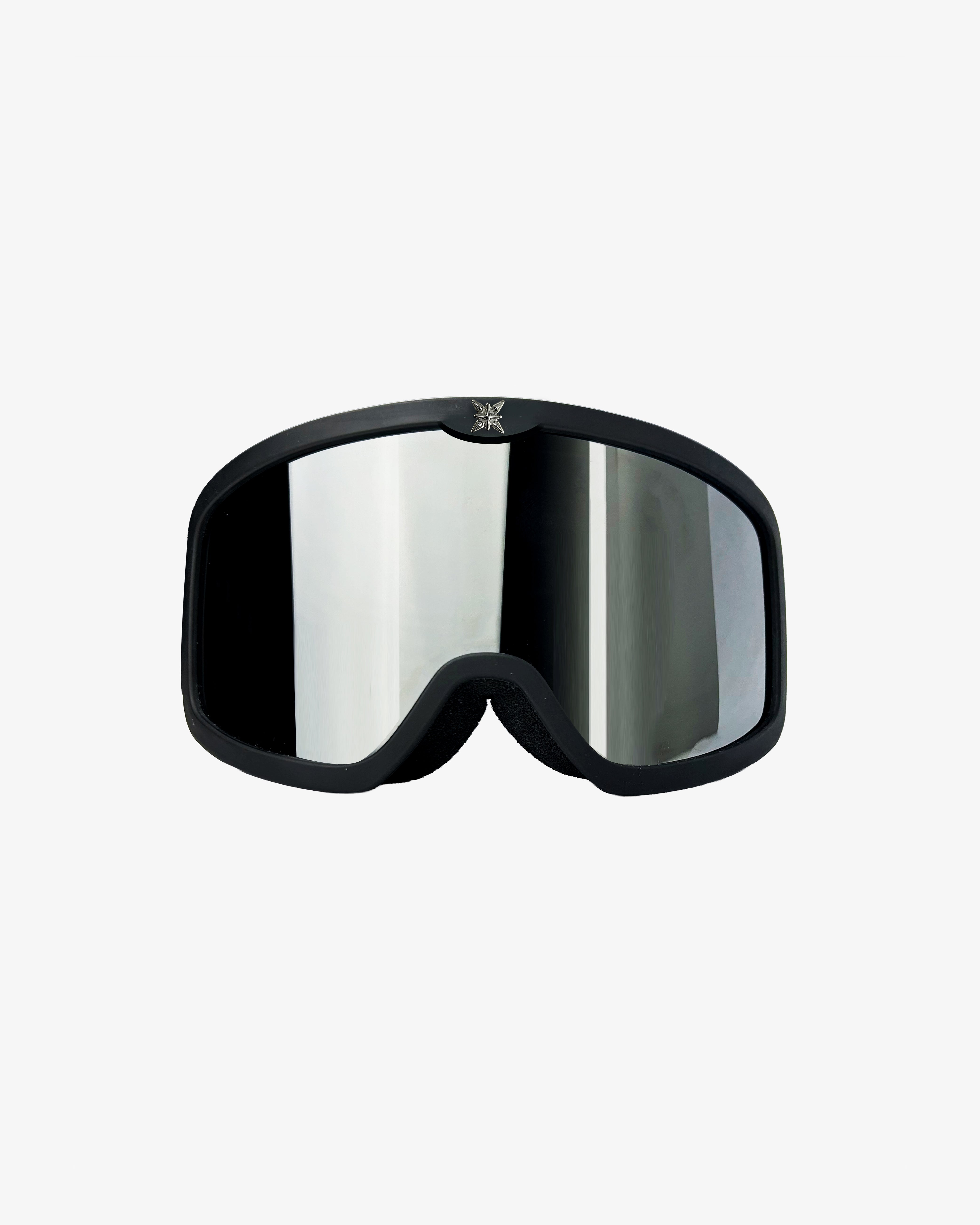 RAWSTAR Comet Sky Mask — luxury streetwear accessory handmade in Italy, limited edition with mirrored anti-fog lens and Italian craftsmanship.