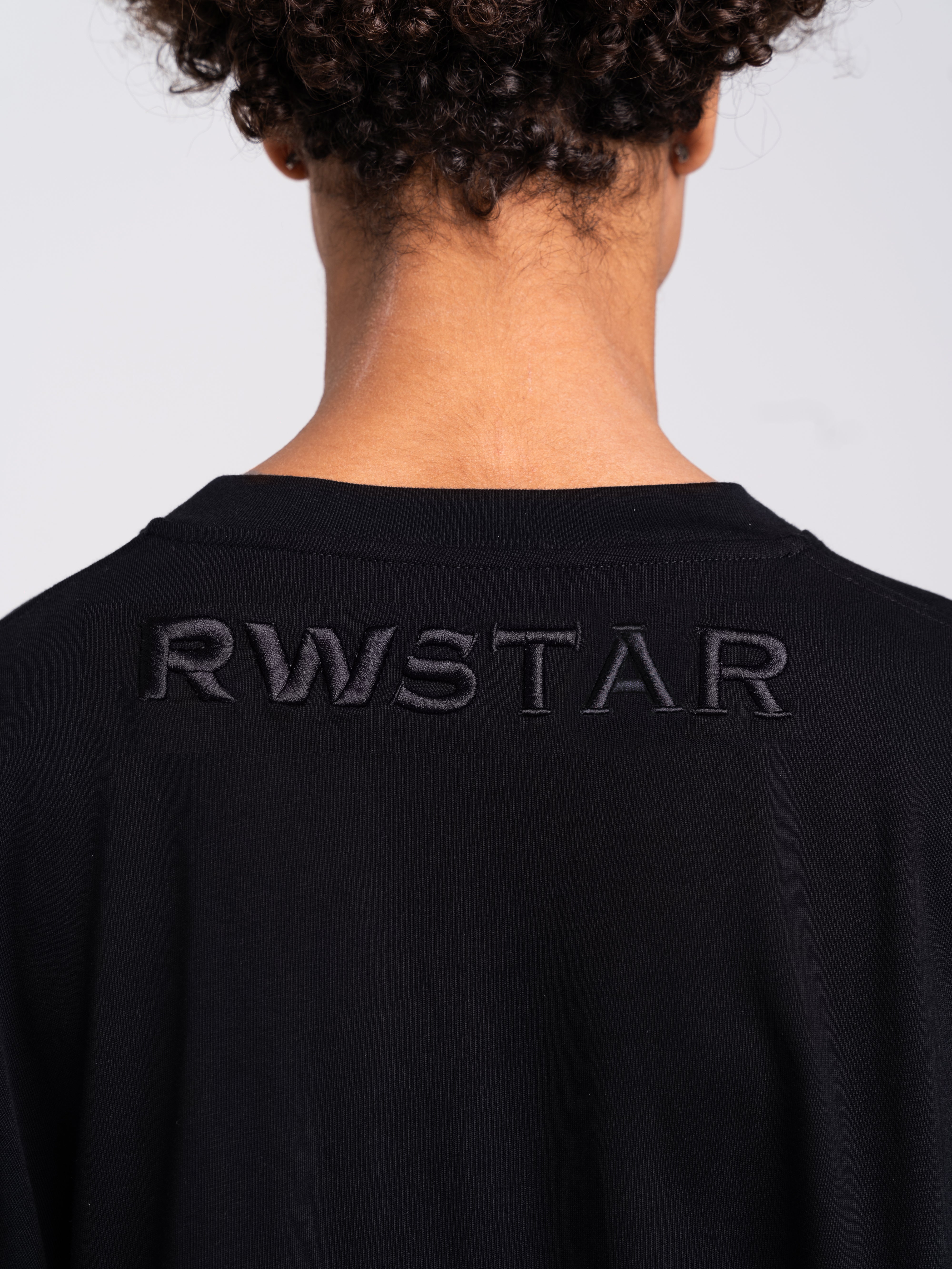 RAWSTAR Antares Astra Stellar T-Shirt in white – front view, luxury streetwear made in Italy, limited edition.