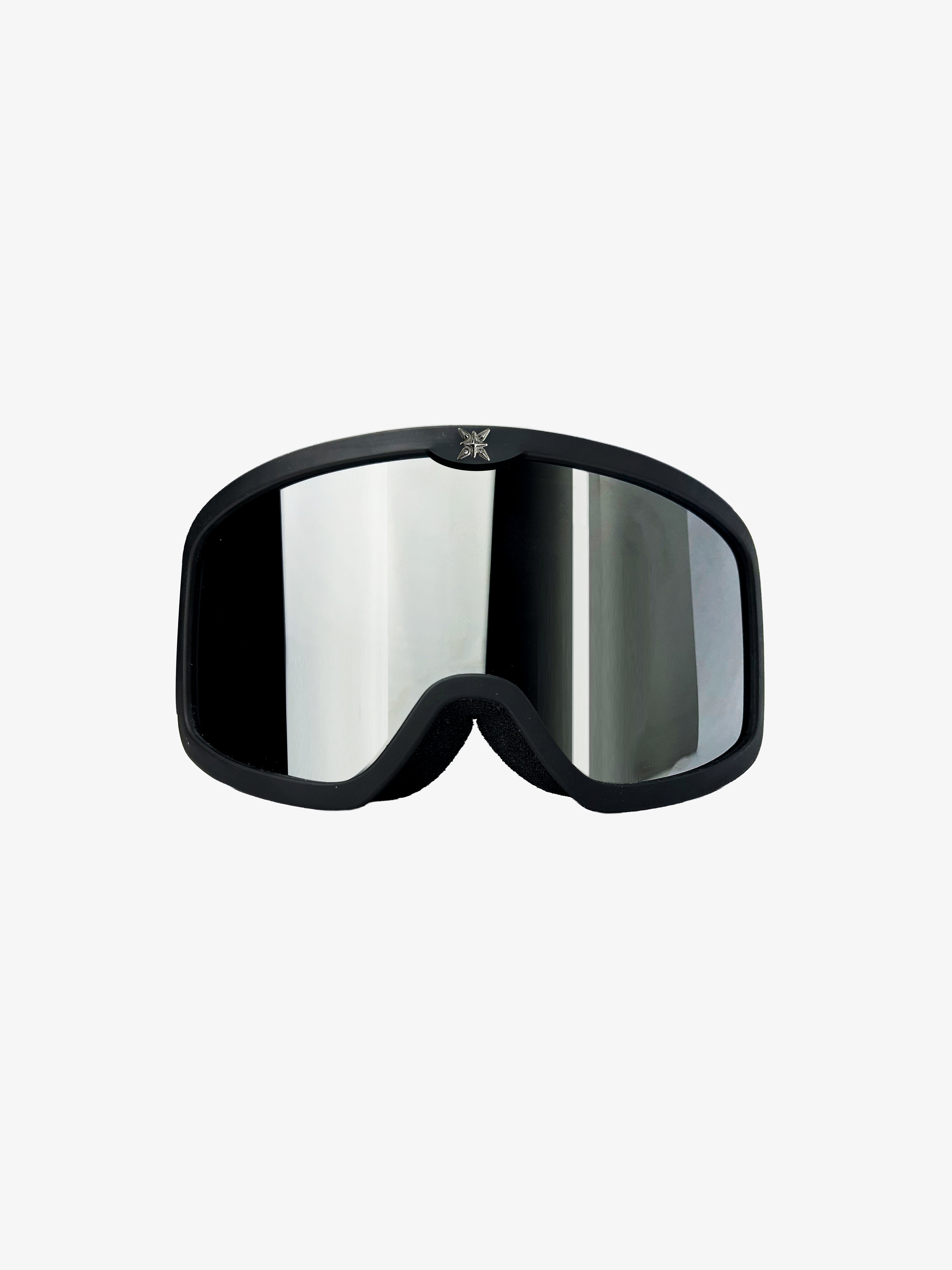 RAWSTAR Comet Sky Mask — luxury streetwear accessory handmade in Italy, limited edition with mirrored anti-fog lens and Italian craftsmanship.