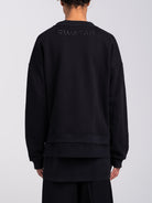 RAWSTAR Vega Star Sweatshirt – back view showing RAWSTAR embroidered logo, premium Italian craftsmanship.